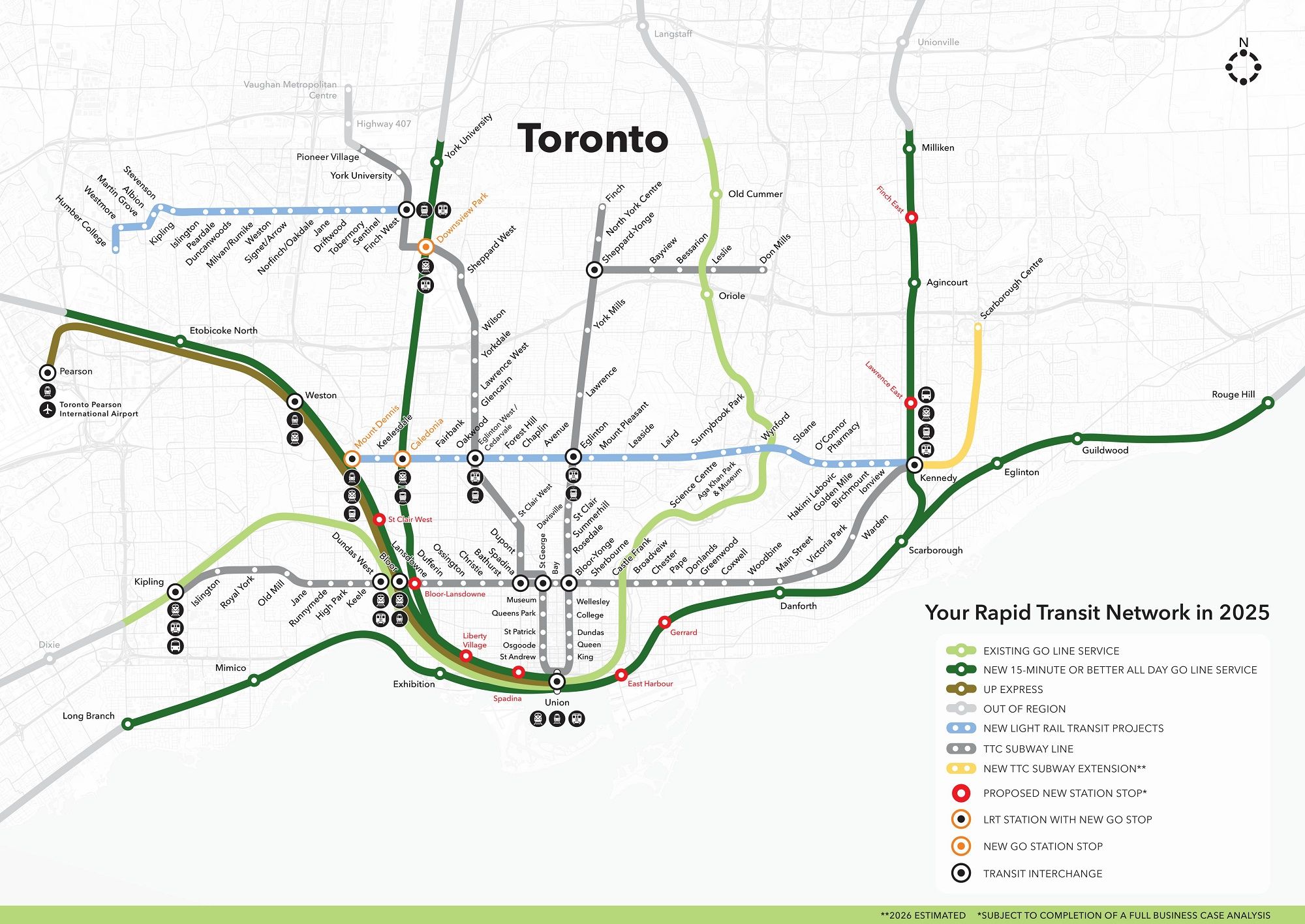 Image of Toronto Transit Map